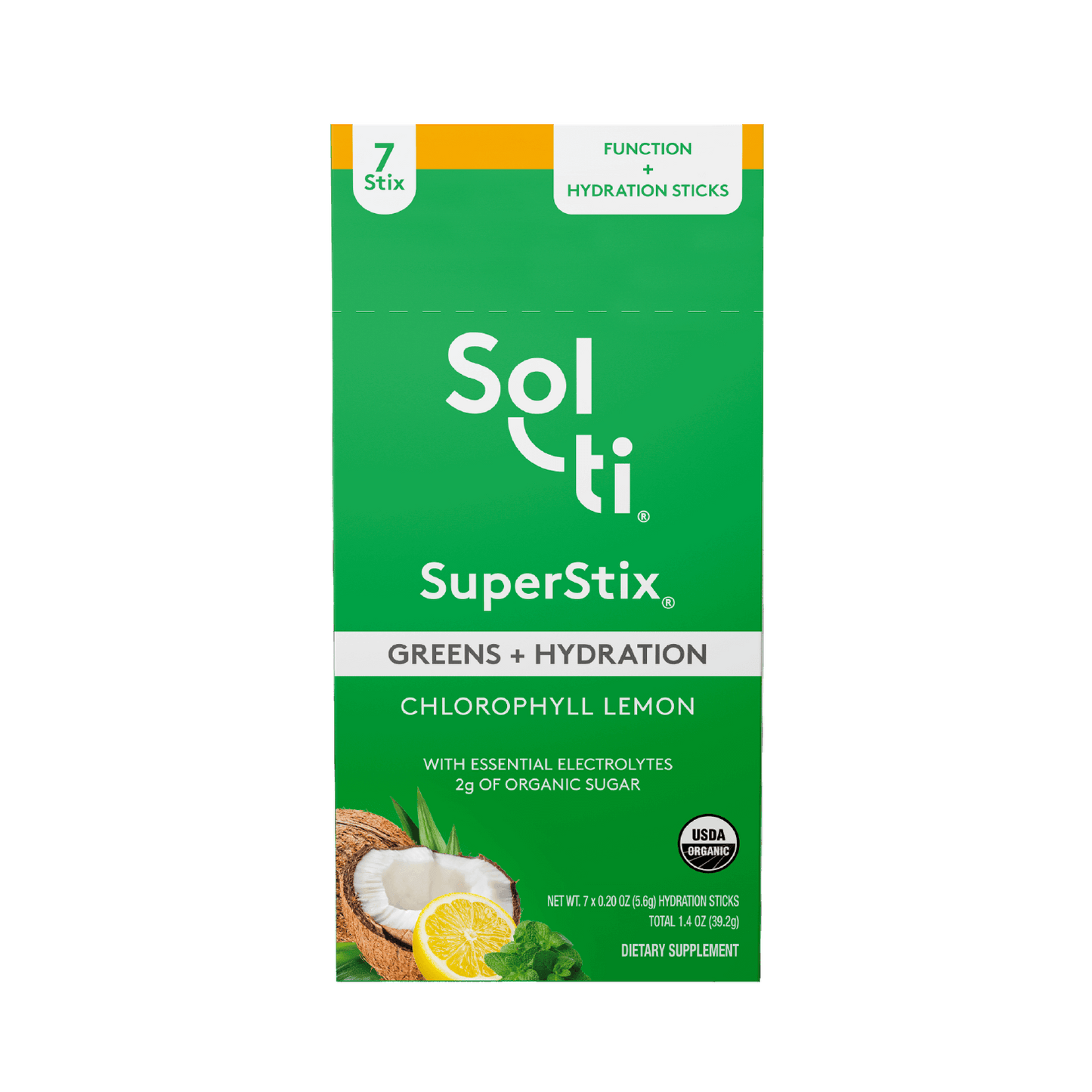 Chlorophyll Lemon SuperStix® (GREENS + HYDRATION) 7ct