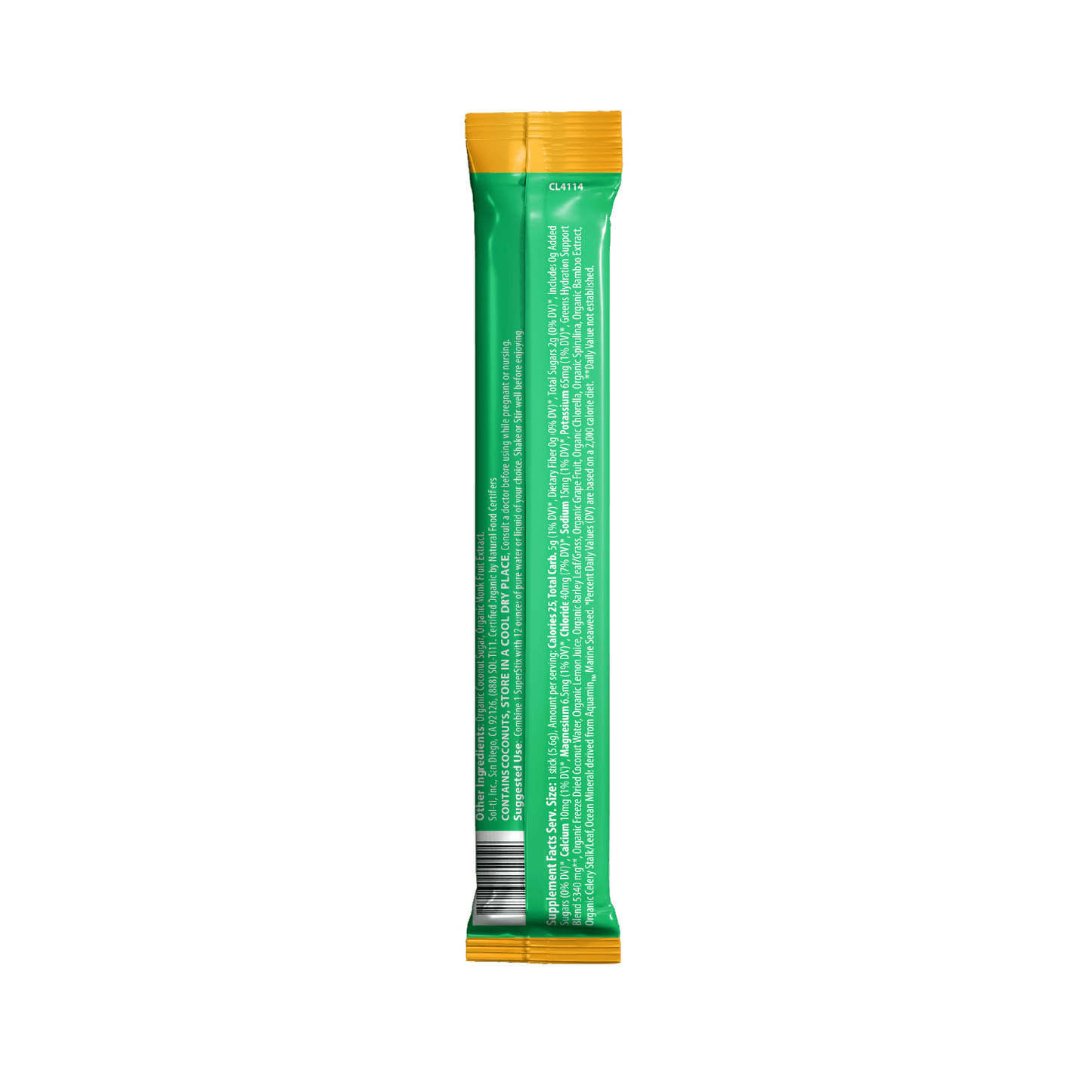Chlorophyll Lemon SuperStix® (GREENS + HYDRATION) 7ct
