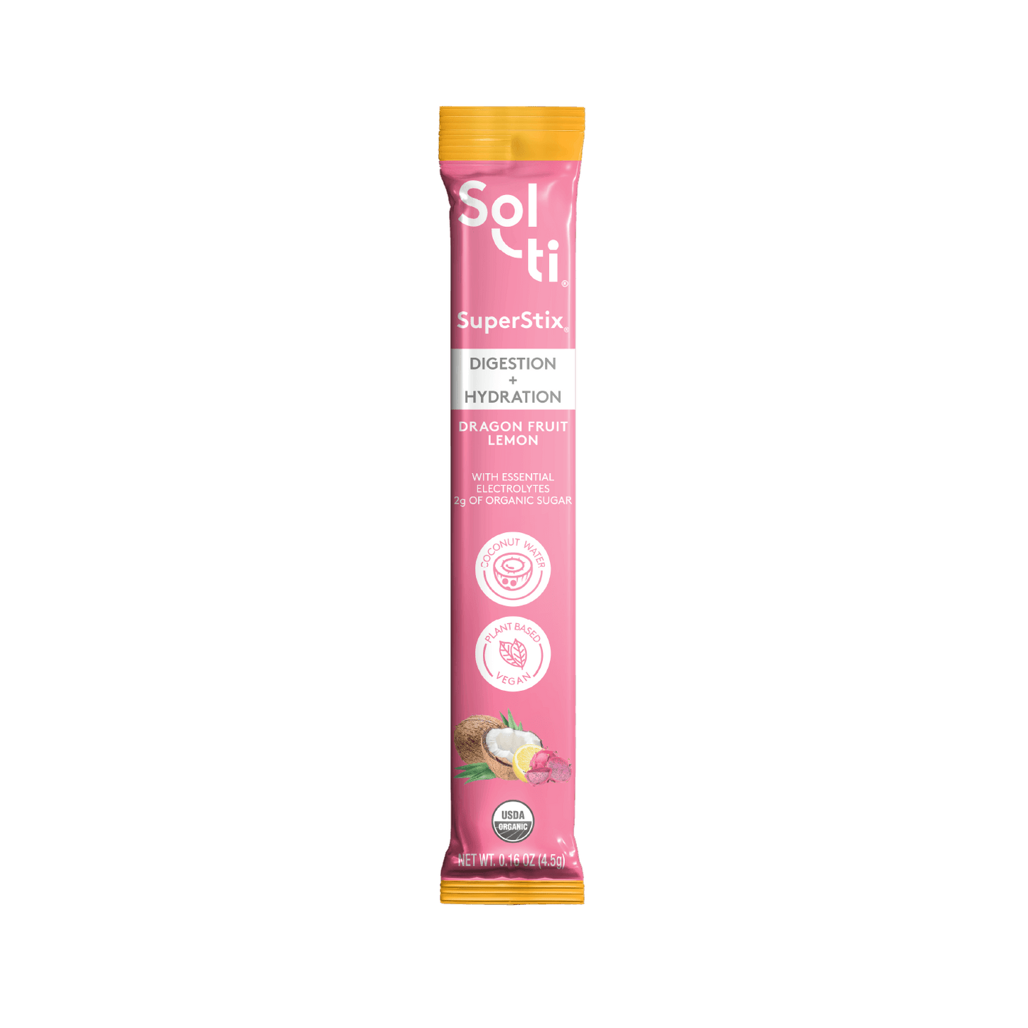 Dragon Fruit Lemon SuperStix® (DIGESTION + HYDRATION) 7ct