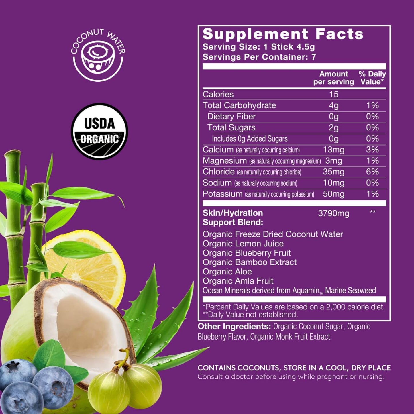 Blueberry Lemon SuperStix® (SKIN + HYDRATION) 7ct