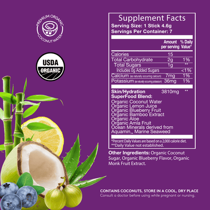 Blueberry Lemon SuperStix® (SKIN + HYDRATION) 7ct