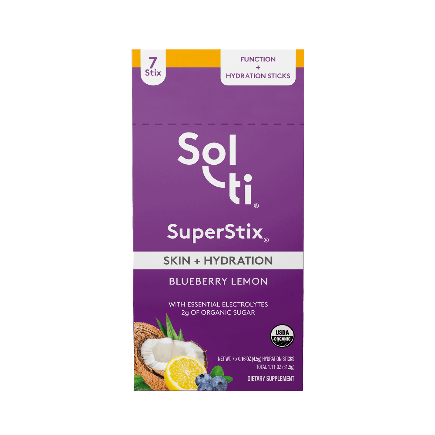 Blueberry Lemon SuperStix® (SKIN + HYDRATION) 7ct