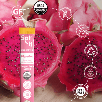 Dragon Fruit Lemon SuperStix® (DIGESTION + HYDRATION) 7ct