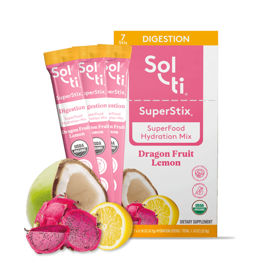 Dragon Fruit Lemon SuperStix® (DIGESTION + HYDRATION) 7ct