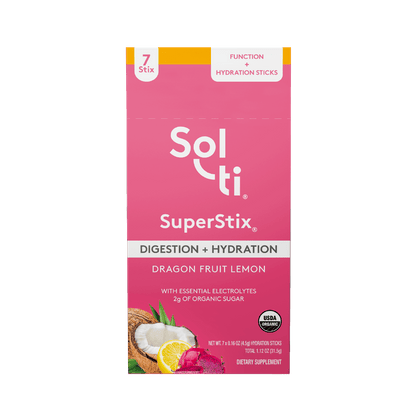 Dragon Fruit Lemon SuperStix® (DIGESTION + HYDRATION) 7ct