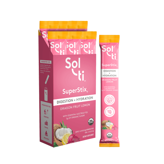 Dragon Fruit Lemon SuperStix® (DIGESTION + HYDRATION) 7ct