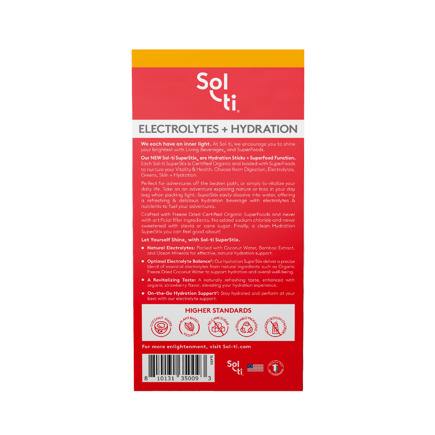Strawberry Lemon SuperStix® (ELECTROLYTES + HYDRATION) 7ct