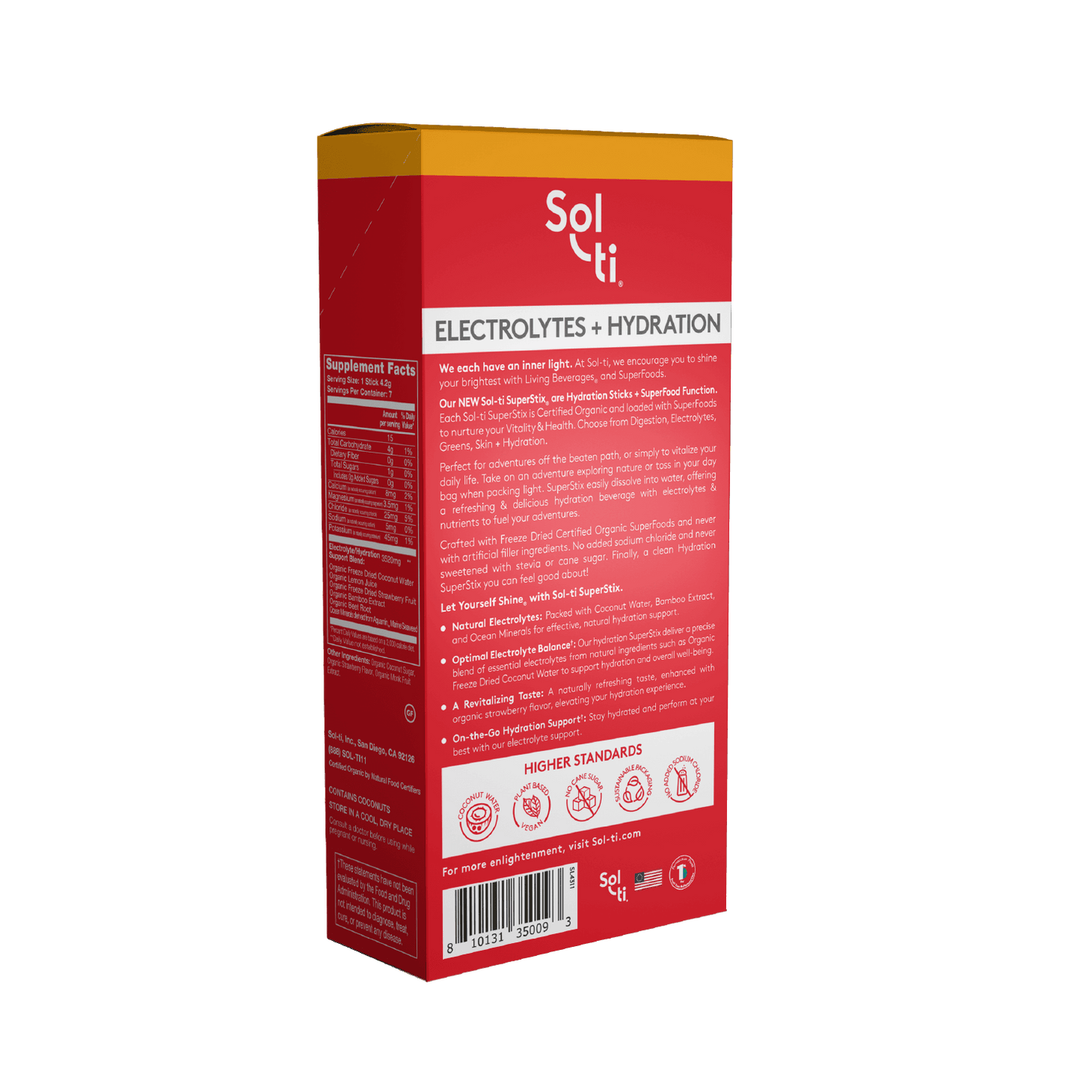 Strawberry Lemon SuperStix® (ELECTROLYTES + HYDRATION) 7ct