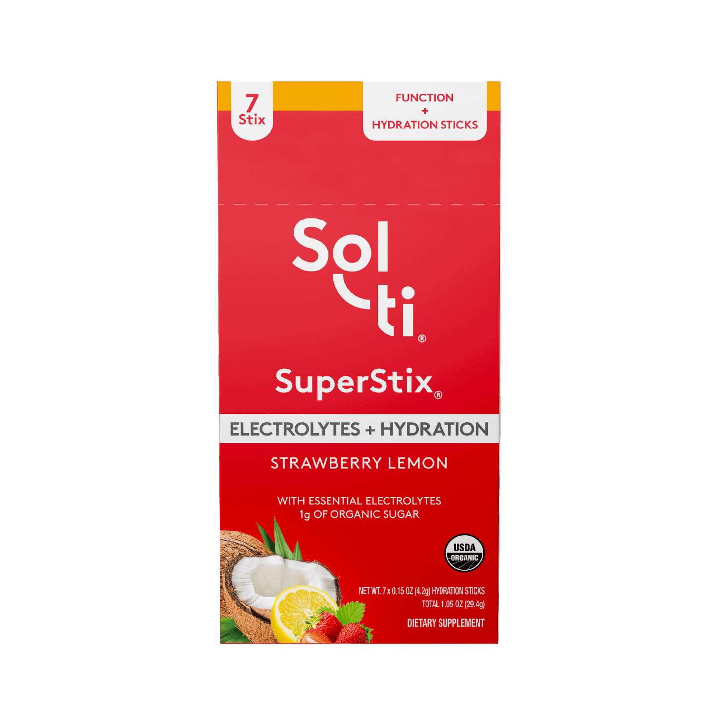 Strawberry Lemon SuperStix® (ELECTROLYTES + HYDRATION) 7ct