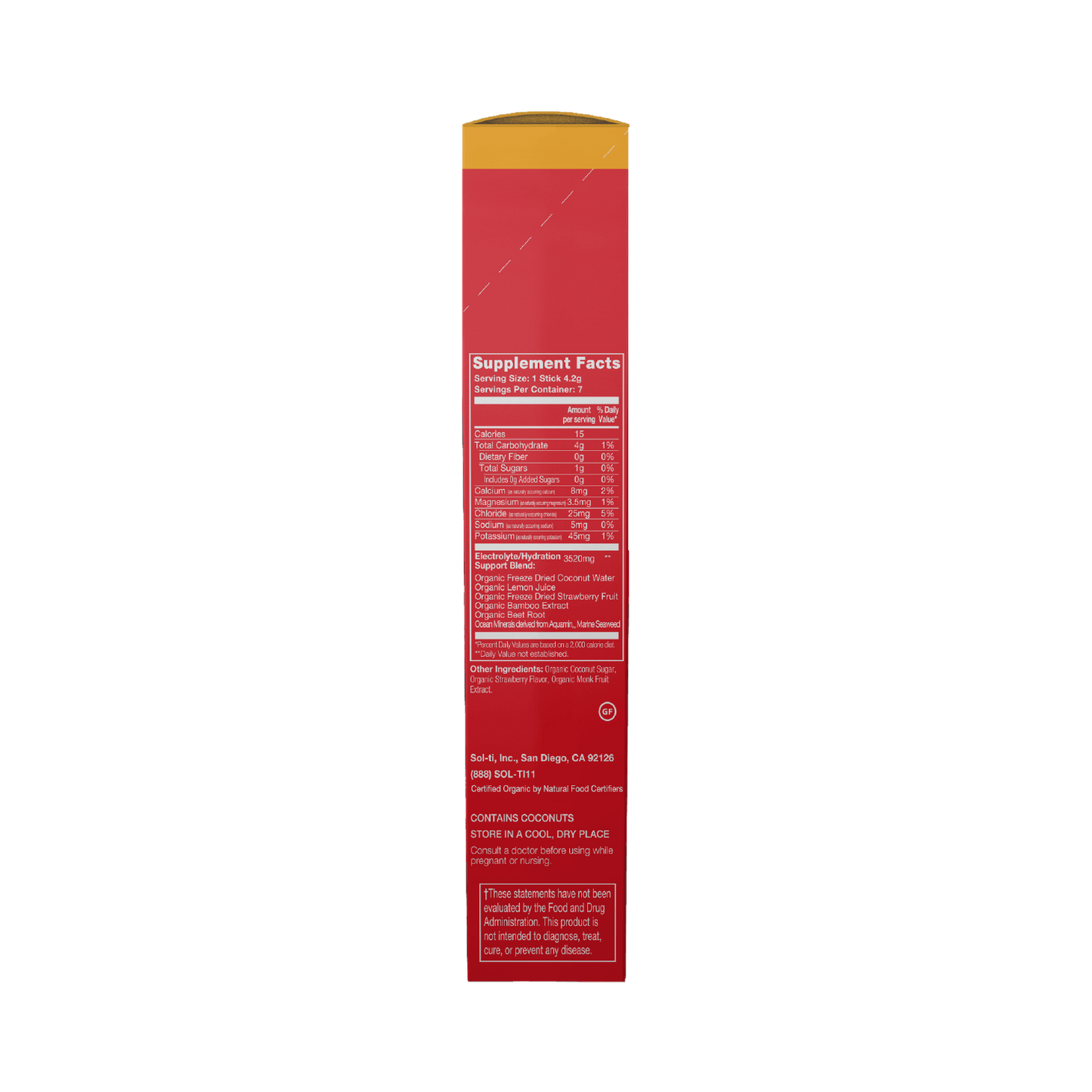 Strawberry Lemon SuperStix® (ELECTROLYTES + HYDRATION) 7ct