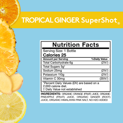 TROPICAL GINGER SuperShot®(12 PACK)
